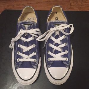 Blue Converses Women's Size 6 / Men's Size 4